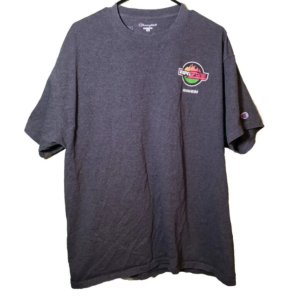 Champion ESPN Zone Anaheim T Shirt Dark Gray Size‎ XL